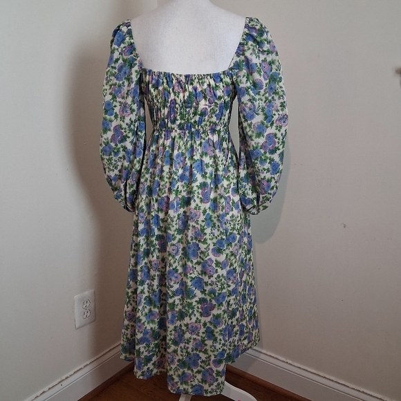 For Love And Lemons Bridget Midi Dress Size Small - Picture 12 of 16
